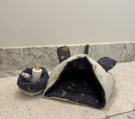 Niche textile pour chat et petit chien